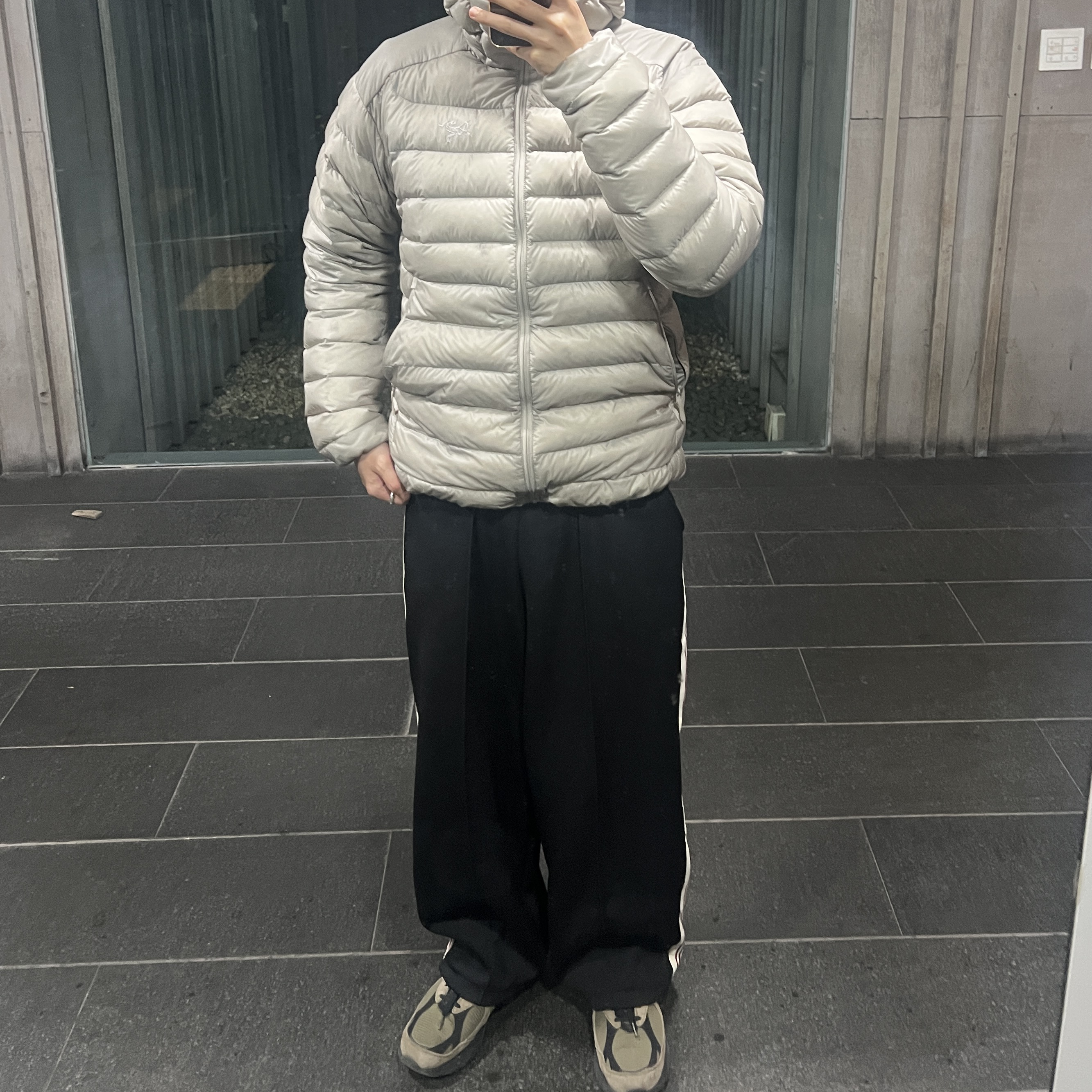 Arc'teryx Cerium Hoody Rune 착용 스타일 - 1