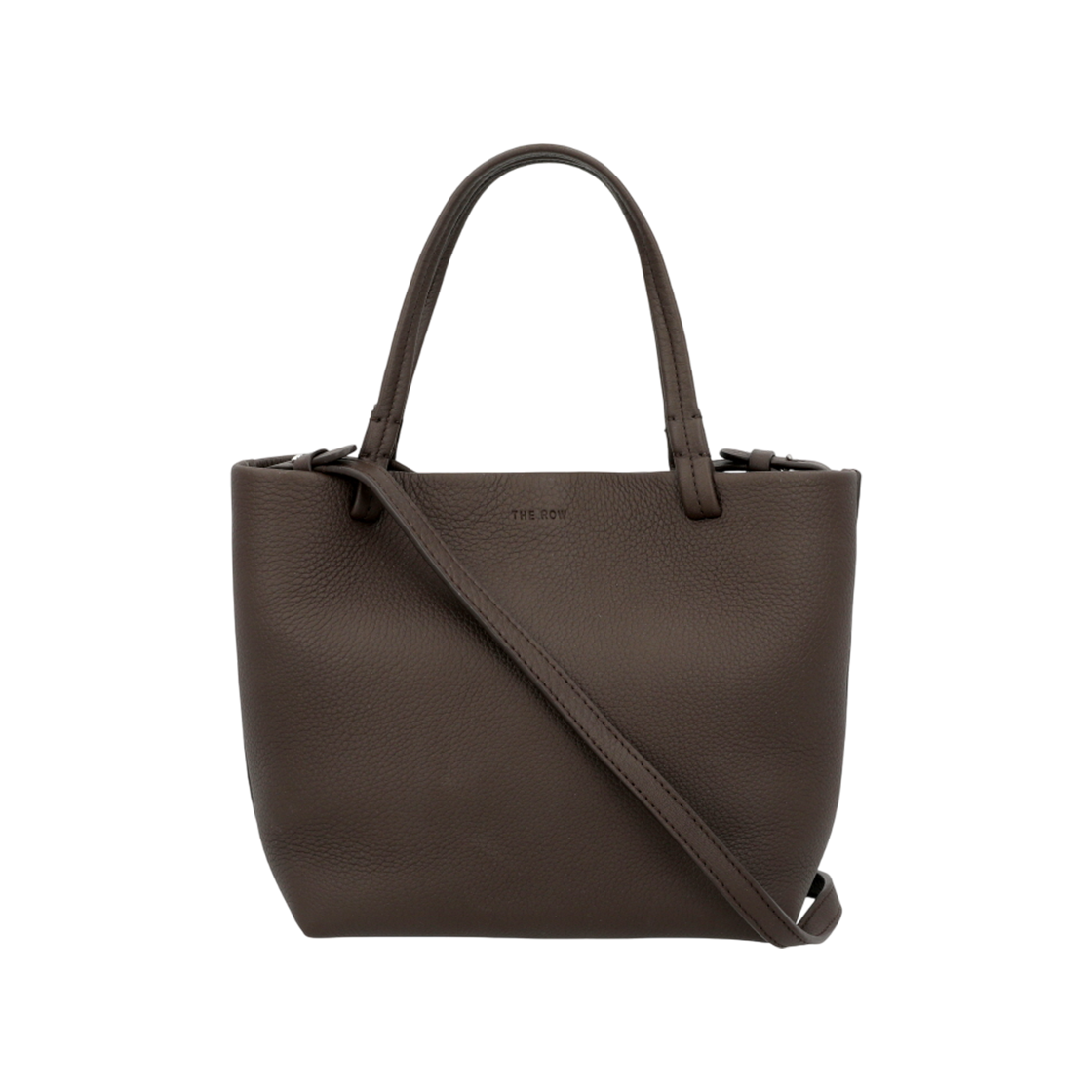 W1199-L129 DEEP BROWN ANS [13% 쿠폰] The Row Small Park Tote Bag in Leather Deep Brown