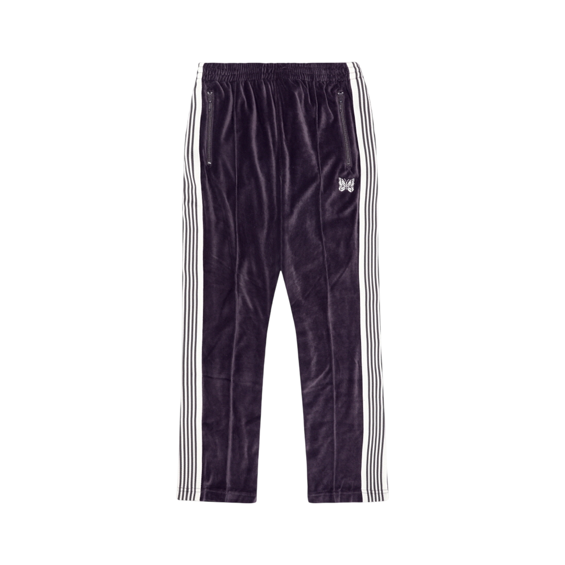 QV321 B-Charcoal [13% 쿠폰] Needles Narrow Track Pants C/PE Velour Charcoal
