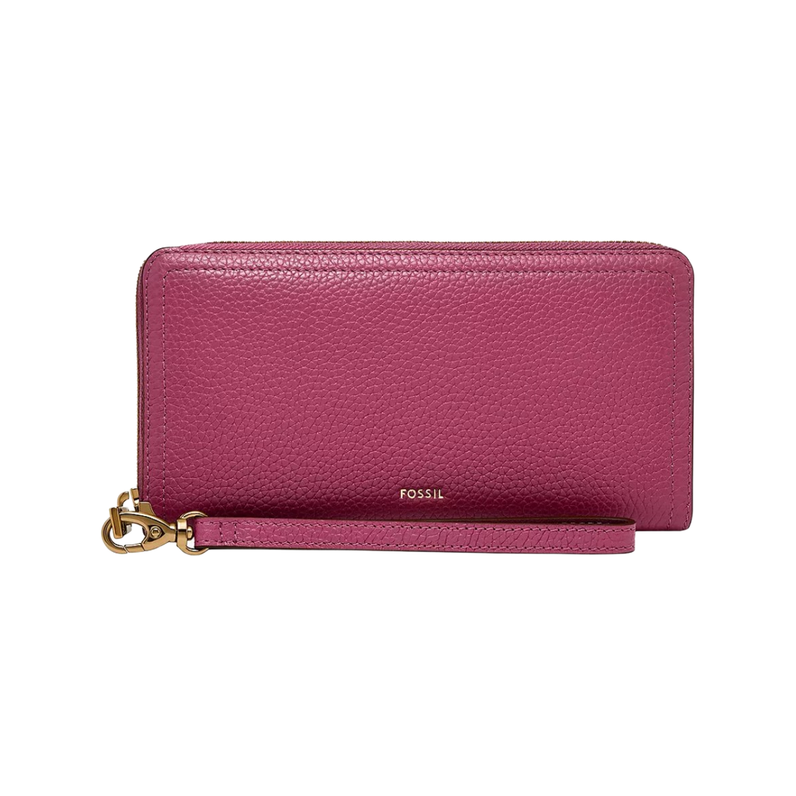 파슬 로건 레더 RFID 집 어라운드 클러치 월렛 인피니트 핑크(Fossil Logan Leather RFID Zip Around Clutch Wallet Infinite Pink) - 1
