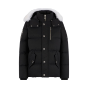 Moose Knuckles Original Threequarter Shearling Jacket Black Natural