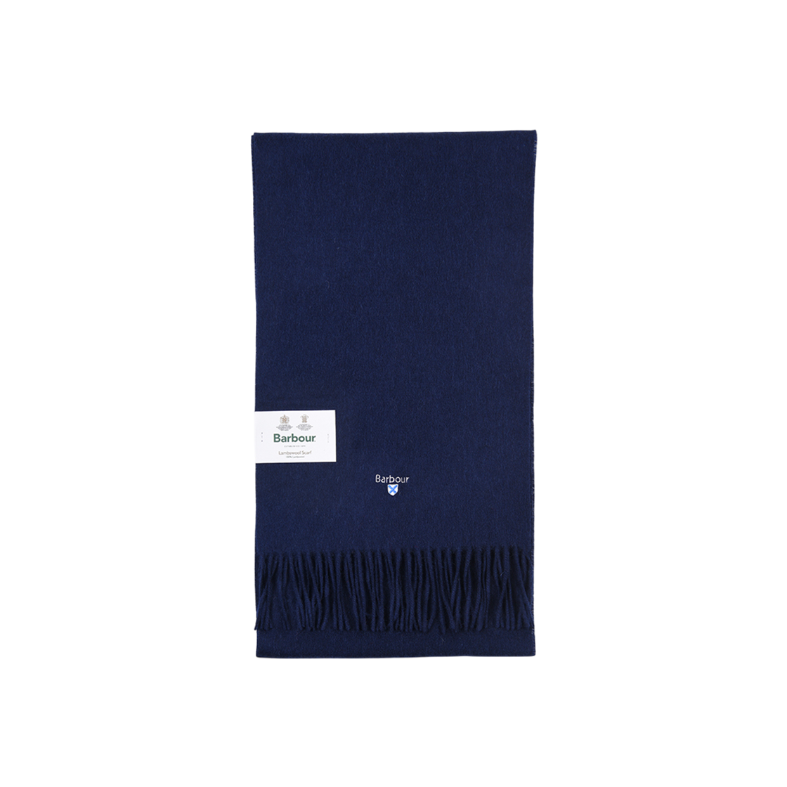 USC0008 NY11 [13% 쿠폰] Barbour Plain Lambswool Scarf Navy