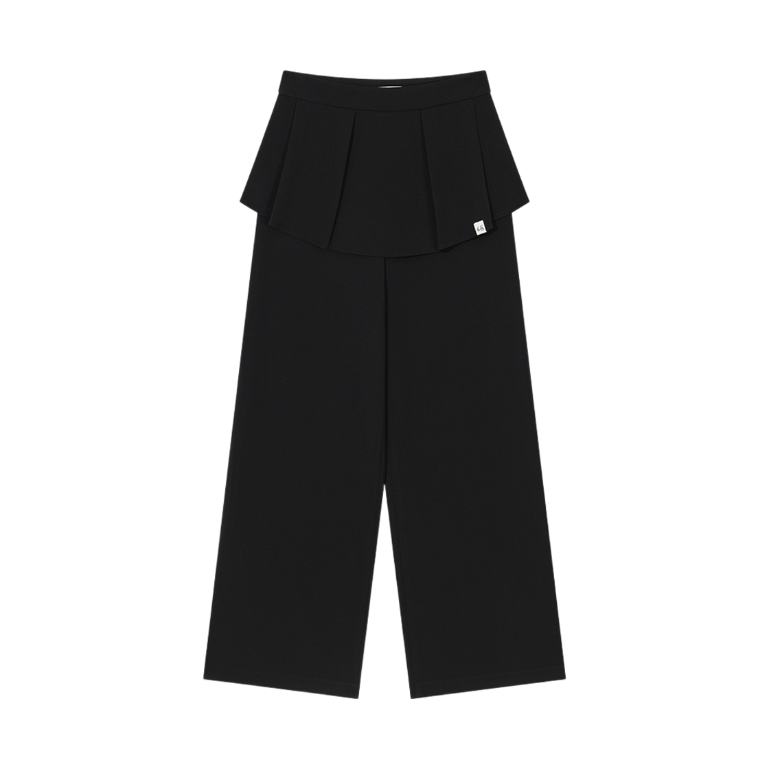 WTC022 UGLYSHADOW Tulip Long Skirt Pants Black
