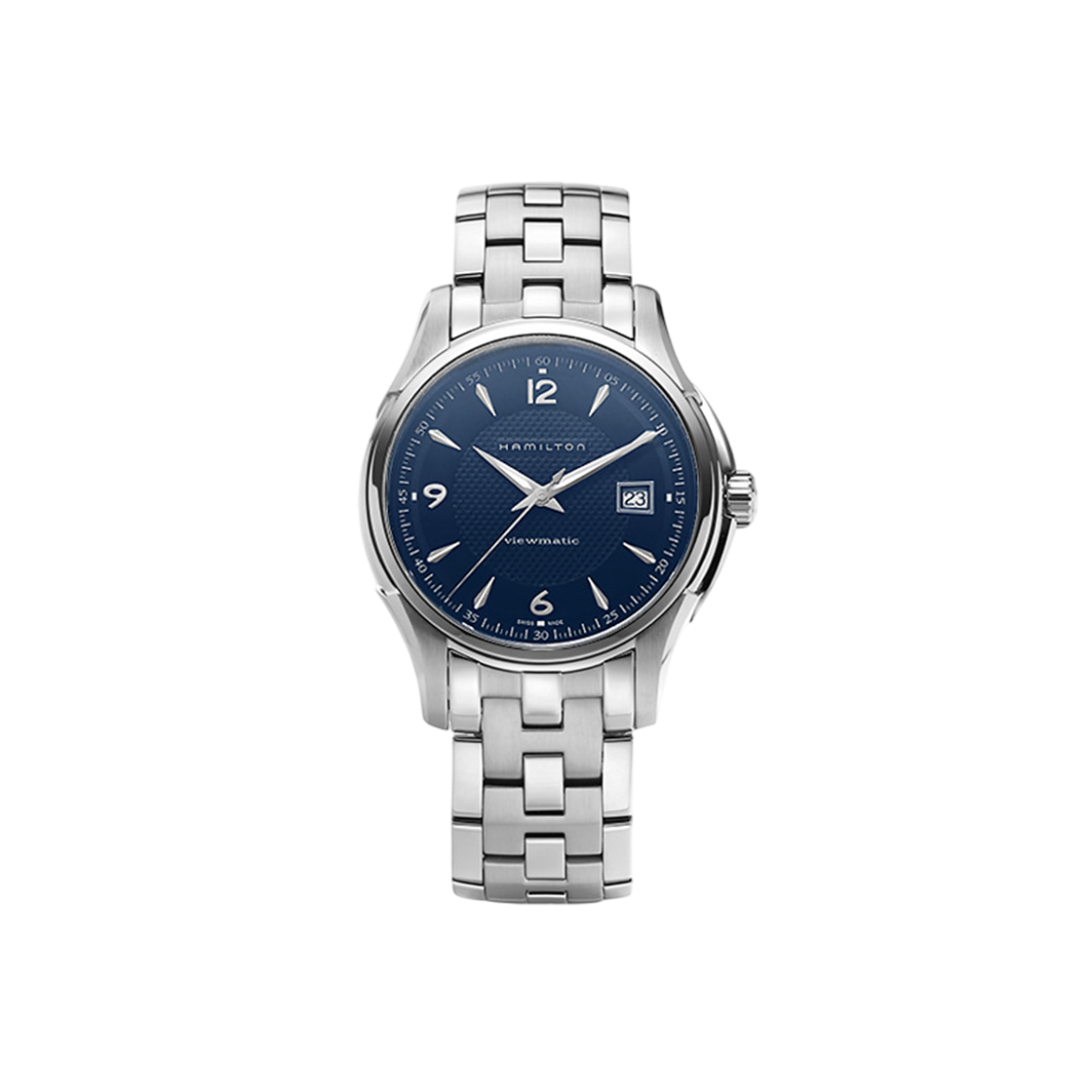 H32515145 [13% 쿠폰] Hamilton Jazzmaster Viewmatic Auto 40mm Stainless Steel Blue