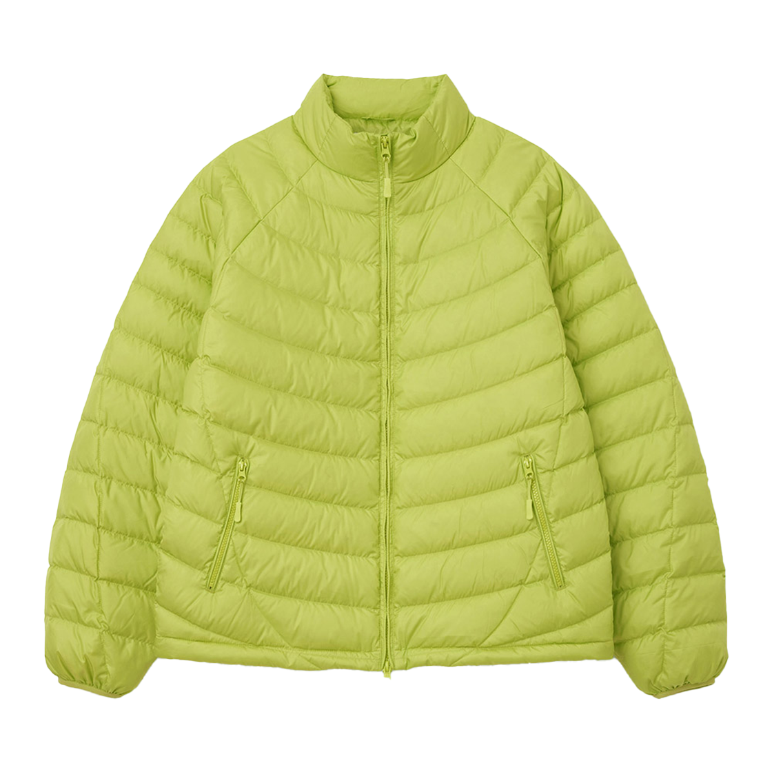 밀로 아카이브 디센드 라인 라이트 푸퍼 자켓 네온 그린