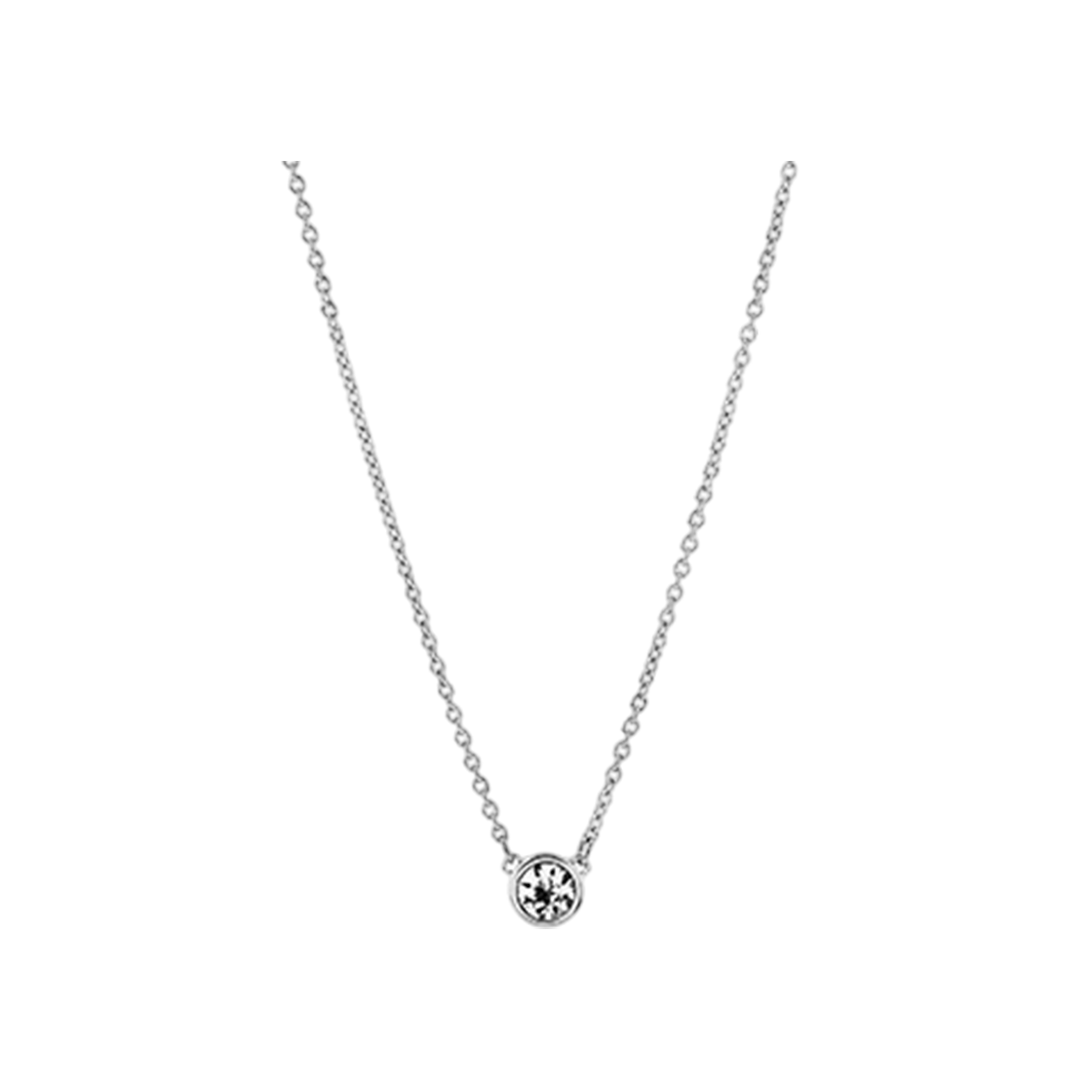 5696039 [13% 쿠폰] (W) Swarovski Imber Pendant Round Cut White Rhodium Plated