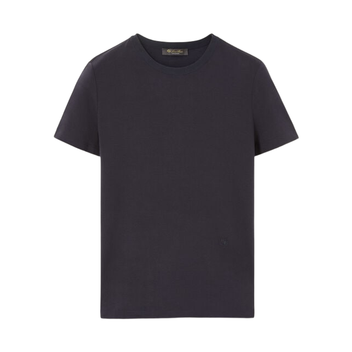 FAO5498-W000 (W) Loro Piana Cotton My-T T-Shirt Blue Navy