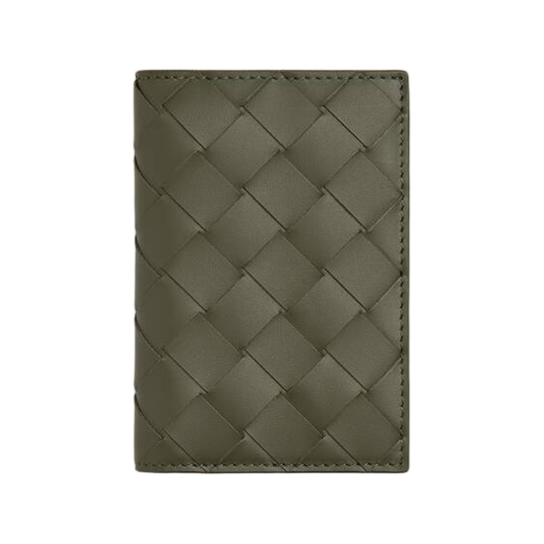 보테가 베네타 인트레치아토 플랩 카드 케이스 크로커다일(Bottega Veneta Intrecciato Flap Card Case Crocodile) - 1