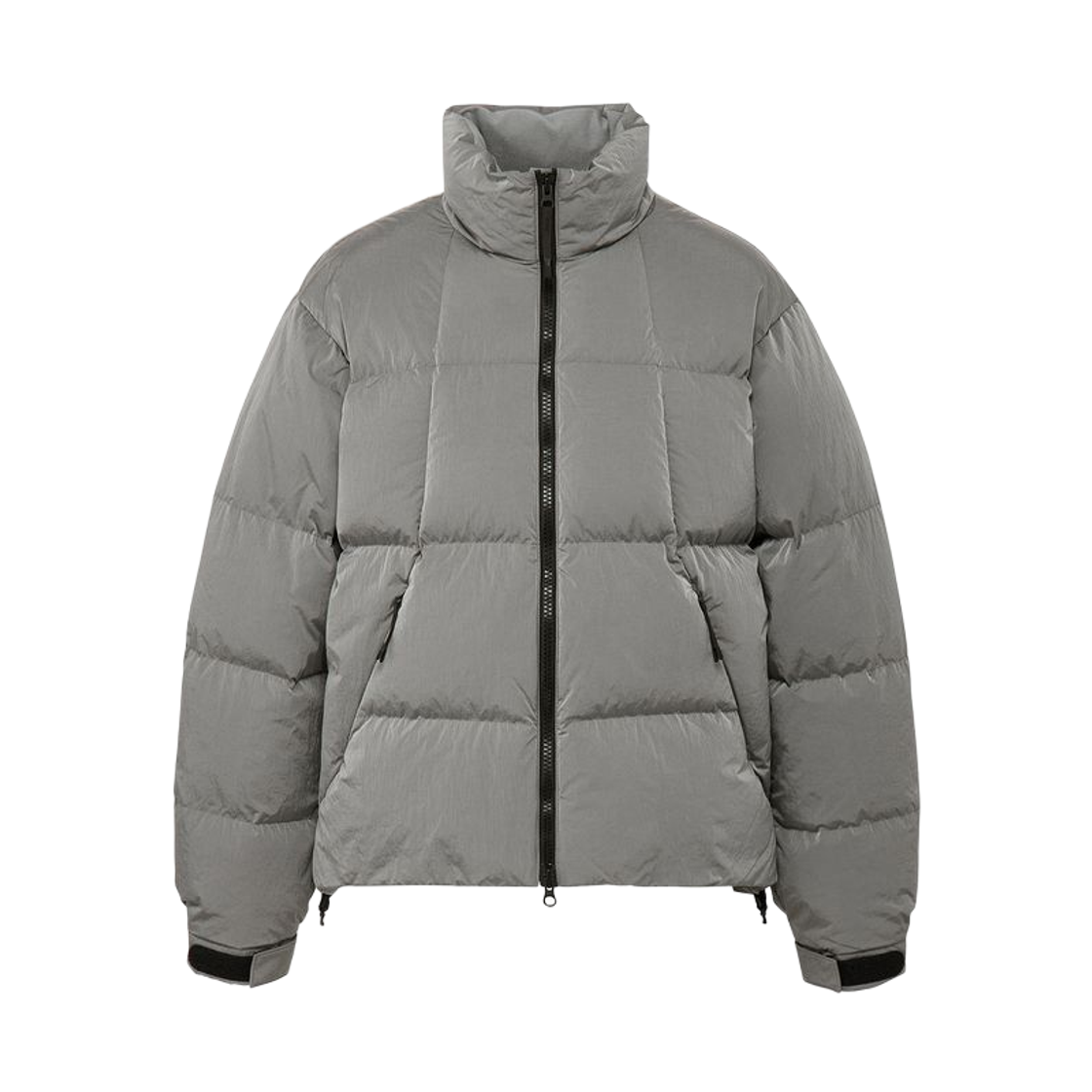 GL25339 Goldwin Dope-Dyed Ripple Nylon Down Jacket Metallic Gray