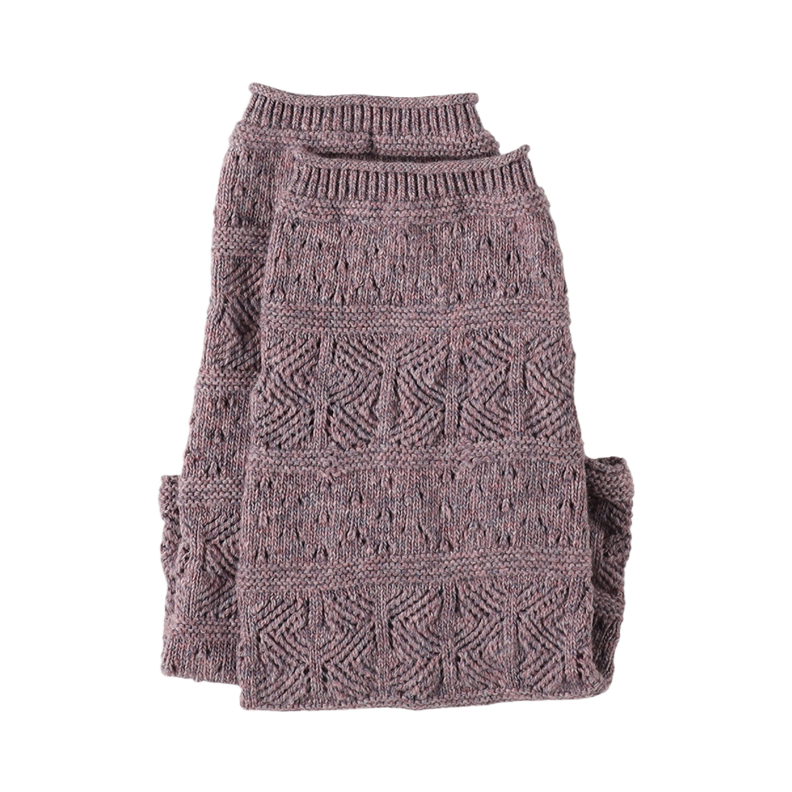 하이산 더스티 니트 레그워머 라벤더(Heisan Dusty Knit Legwarmer Lavender)