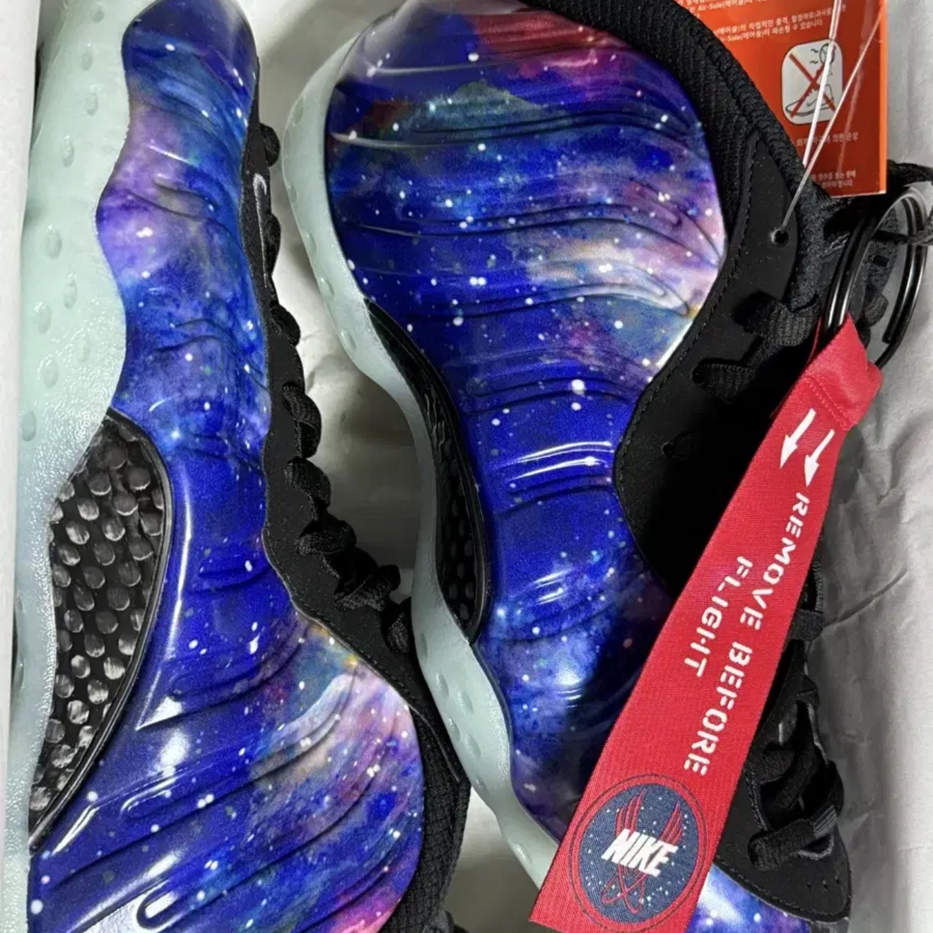 Nike Air Foamposite One Galaxy 착용 스타일 - 2