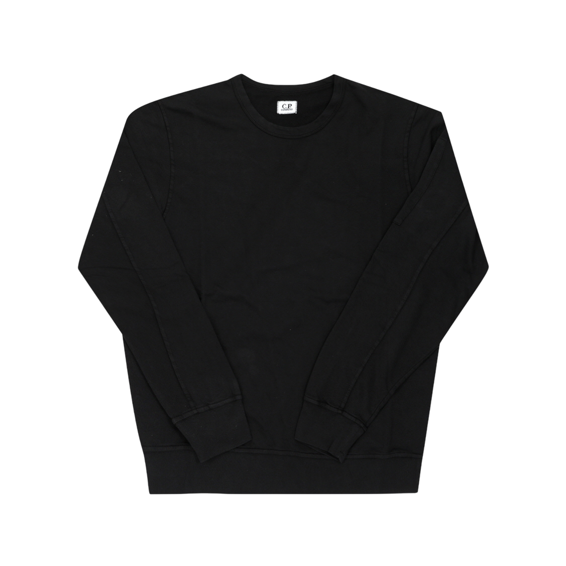 RCCMSS711A 002246G 999 [13% 쿠폰] C.P. Company Light Fleece Crewneck Lens Sweatshirt Black - 25FW