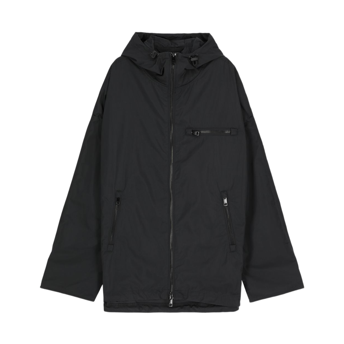 디젤 W-헤네스 나일론 자켓 파이프드 오발 D 로고 블랙(Diesel W-Henness Nylon Jacket with Piped Oval D Logo Black)