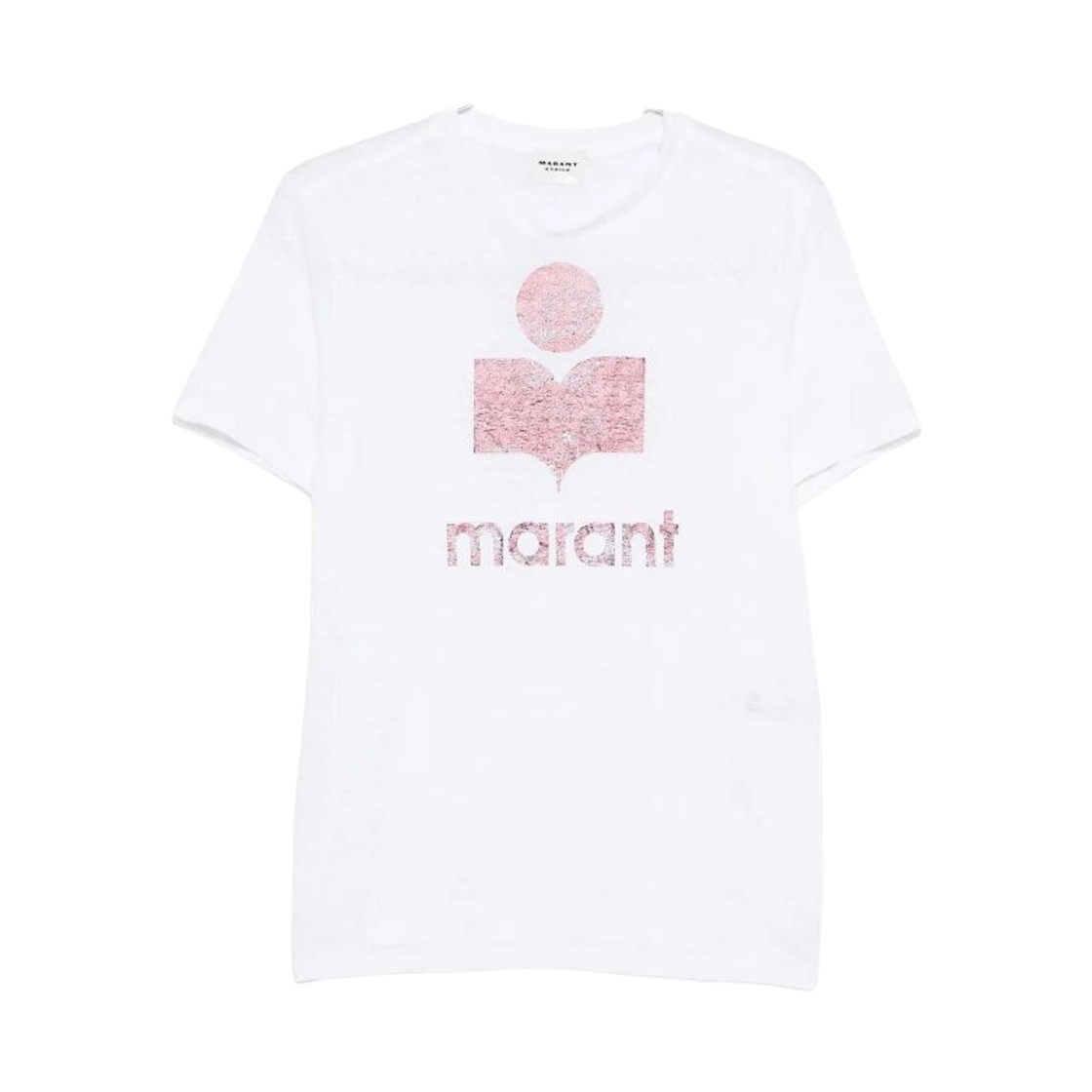 (W) 이자벨 마랑 즈웰 로고 티셔츠 화이트 - 25FW((W) Isabel Marant Zewel Logo T-Shirt White - 25FW) - 1