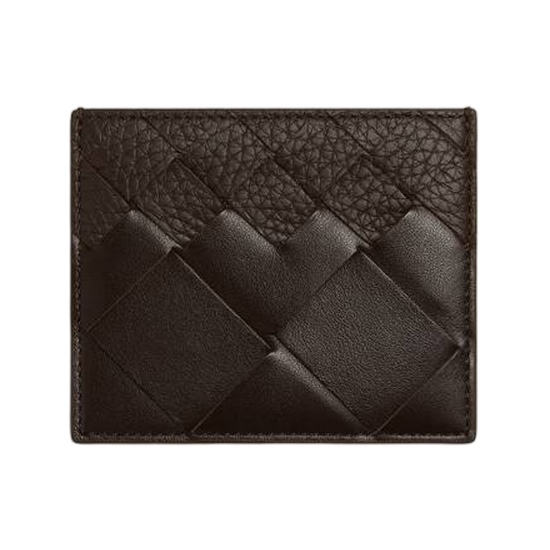 778031V5UH12145 Bottega Veneta Intrecciato Credit Card Case Fondant