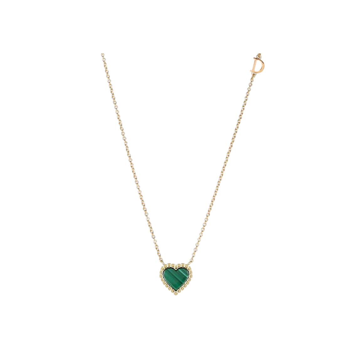 20108932 [13% 쿠폰] Damiani Belle Epoque Malachite Necklace Yellow Gold