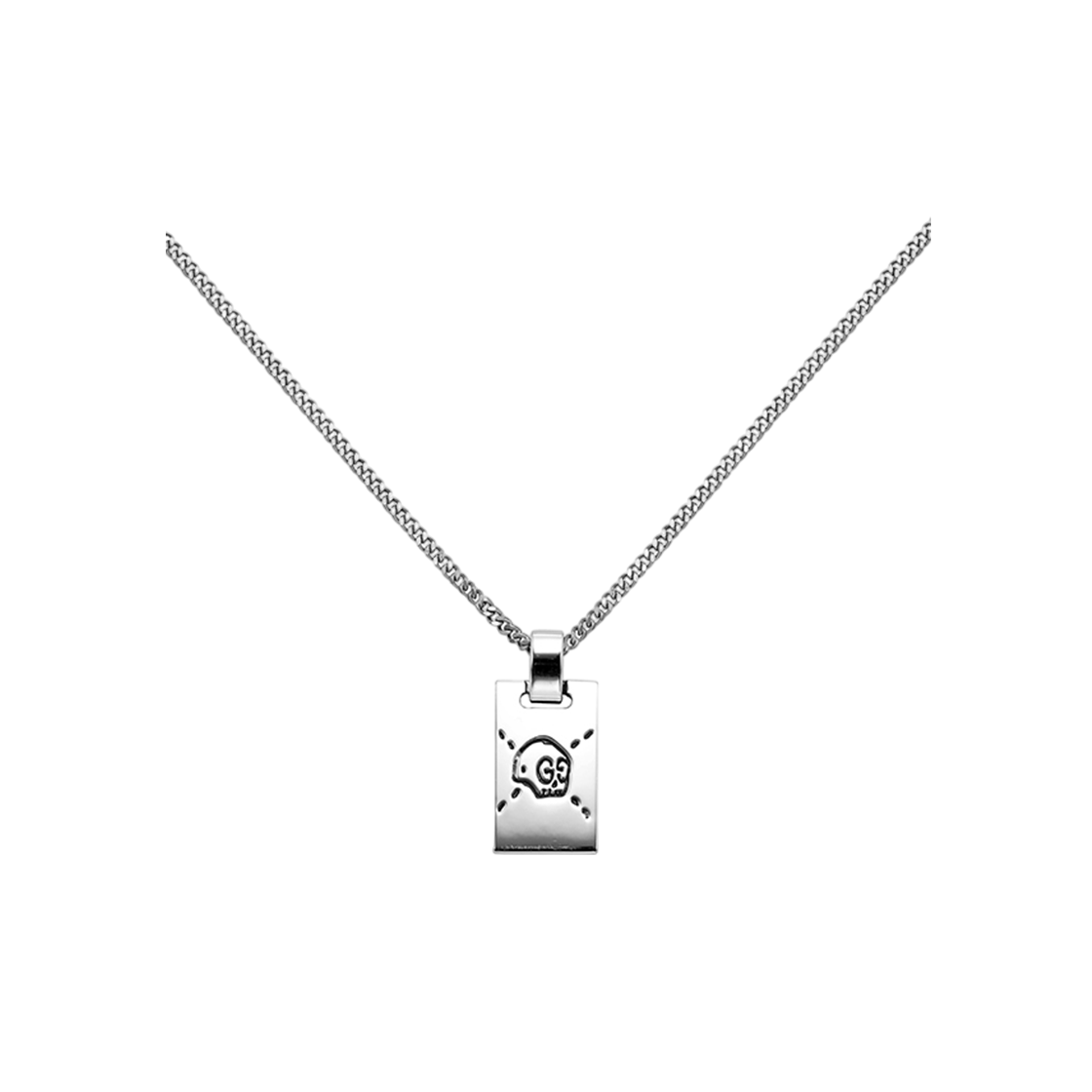 YBB455315001 [13% 쿠폰] Gucci Ghost Pendant Necklace Silver
