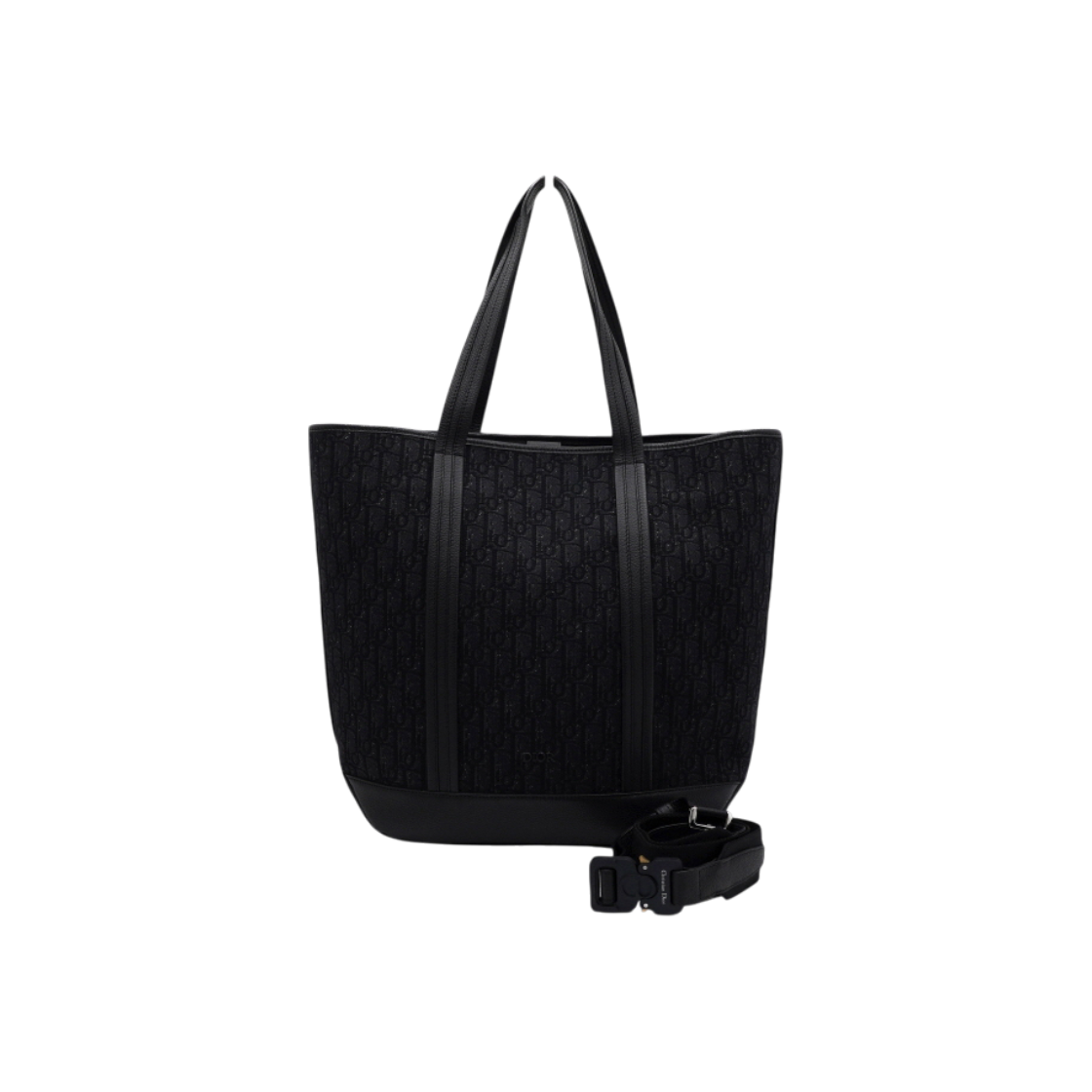 ITCVLM673I92 Dior Black Oblique Jacquard Boyage Men's Shopper Shoulder and Crossbody Bag