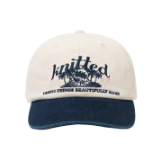 Knitted Palmtree Logo Ballcap Cream