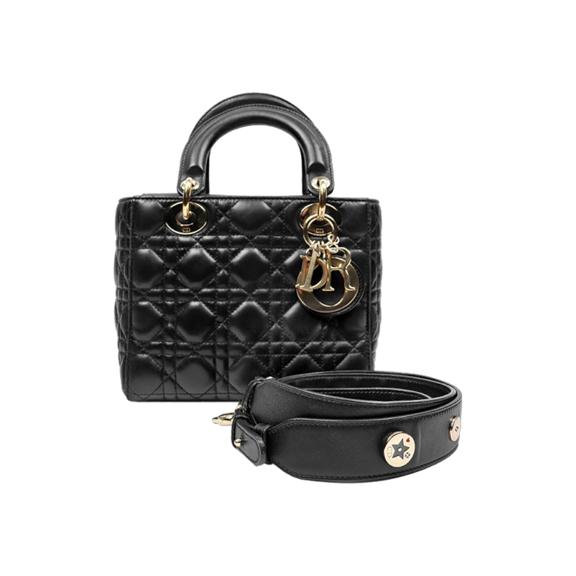 ITIV2BTASHDD Dior Black Lady Bag A-A39969