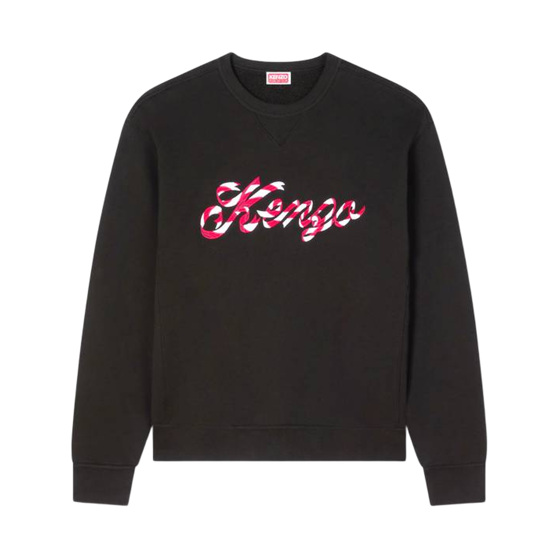 FG55SW2024MJ-99J Kenzo Winter Holidays Embroidered Sweatshirt in Cotton Black