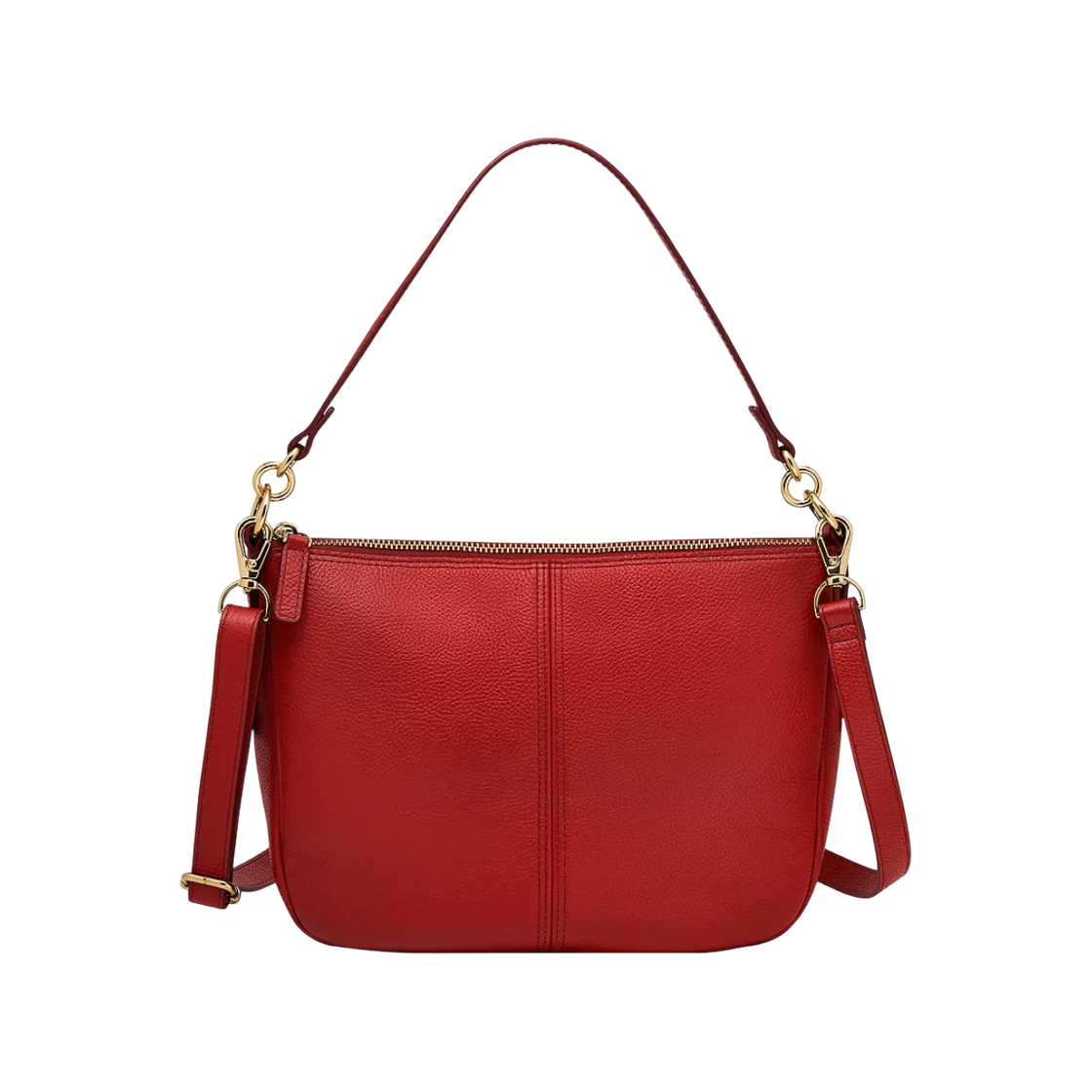 ZB7716611 Fossil Jolie Leather Crossbody Bag Garnet