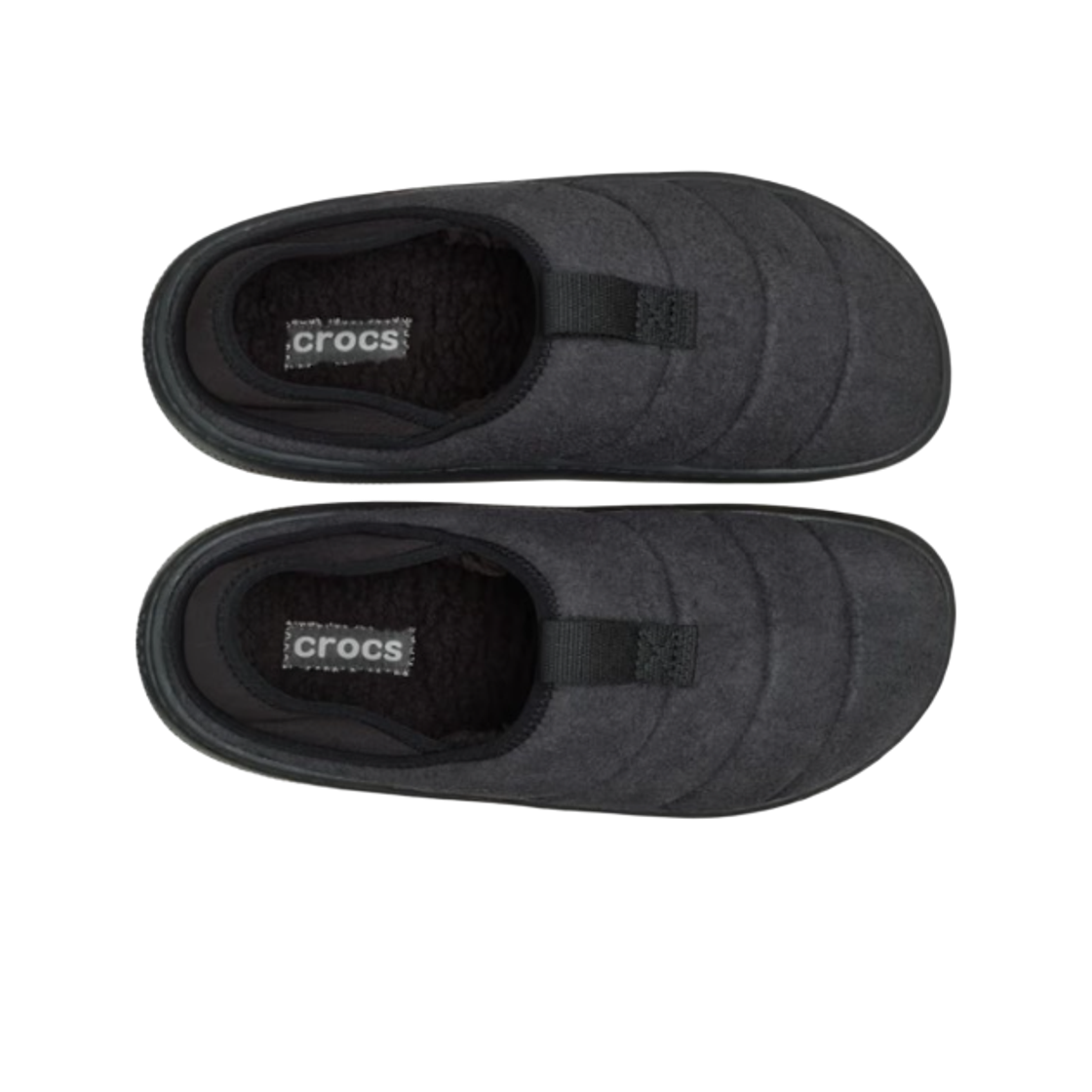 크록스 클래식 비건 스웨이드 모크 블랙(Crocs Classic Vegan Suede Moc Black) - 2