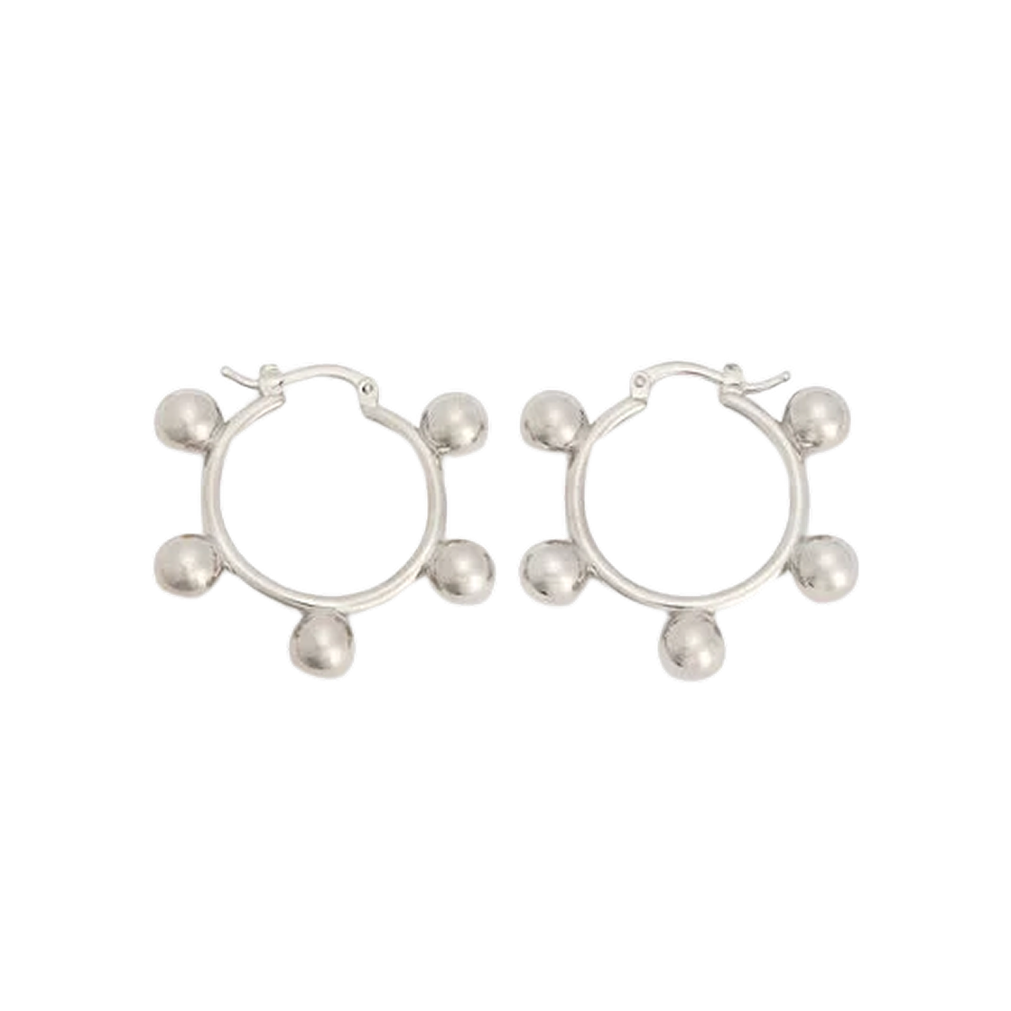 J12VG0364-P6959-045 Jil Sander Earrings Silver