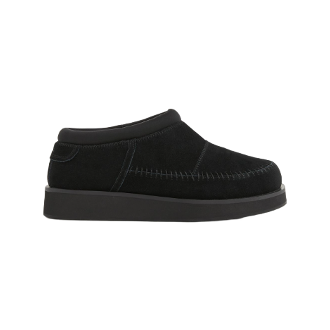 로맨틱 무브 크로코 윈터 슈즈 블랙 스웨이드(Romantic Move Croco Winter Shoes Black Suede)