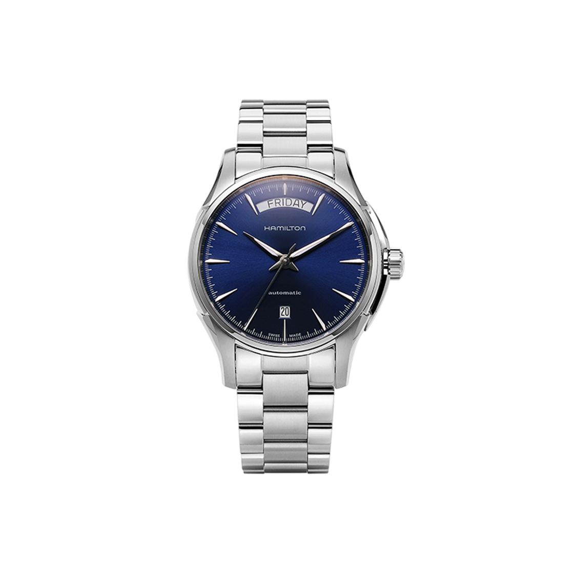 H32505141 [13% 쿠폰] Hamilton Jazzmaster Day Date Auto 40mm Stainless Steel Blue