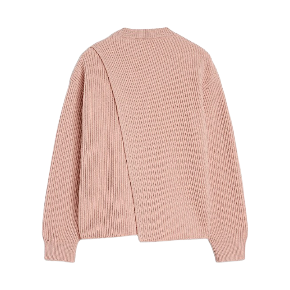 (W) 질 샌더 미드웨이트 울 크루넥 스웨터 파우더 핑크((W) Jil Sander Midweight Wool Crew Neck Sweater Powder Pink) - 2