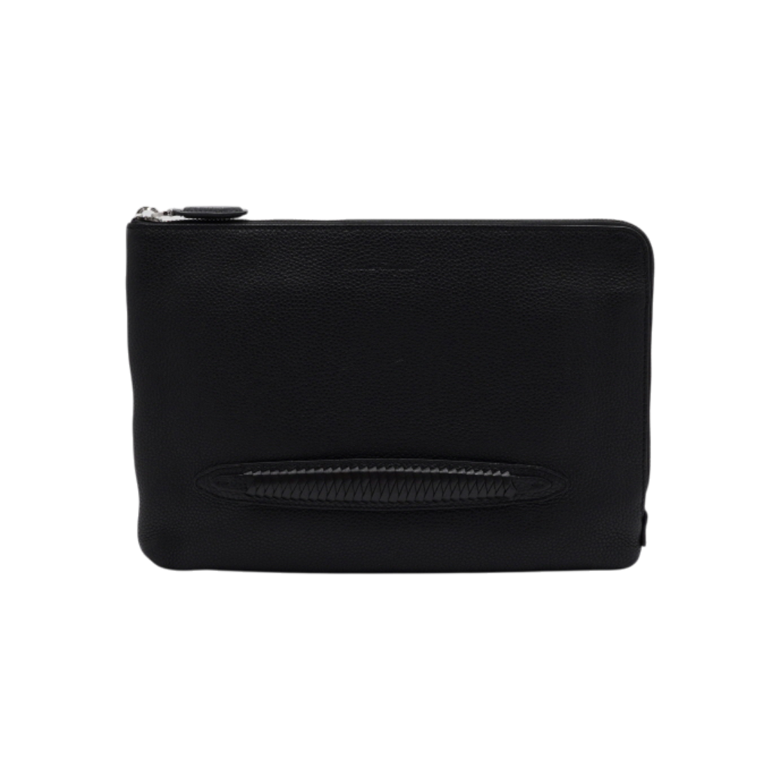 페라가모 24 A114 블랙 레더 피렌체 집업 남성 파우치 클러치백aa58432(Ferragamo 24 A114 Black Leather Florence Zip Men's Pouch Clutch Bag)