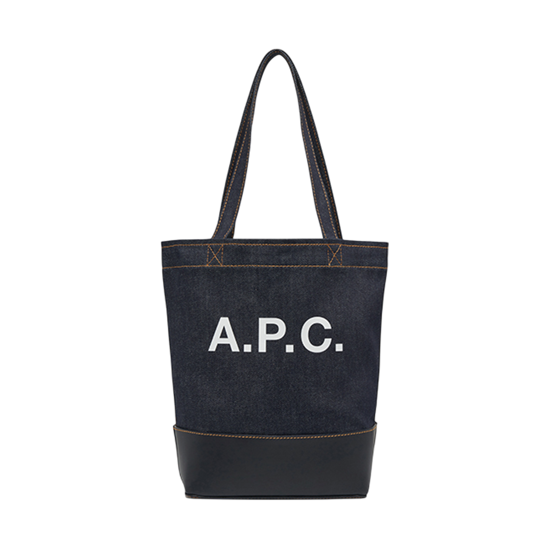 CODDP M61568 IAK DARK NAVY [13% 쿠폰] A.P.C. Axelle Small Tote Bag Denim Dark Navy