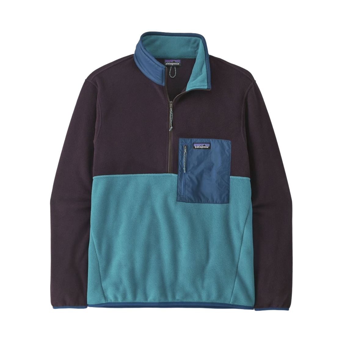 26200 Patagonia Microdini Half Zip Fleece Pullover Belay Blue
