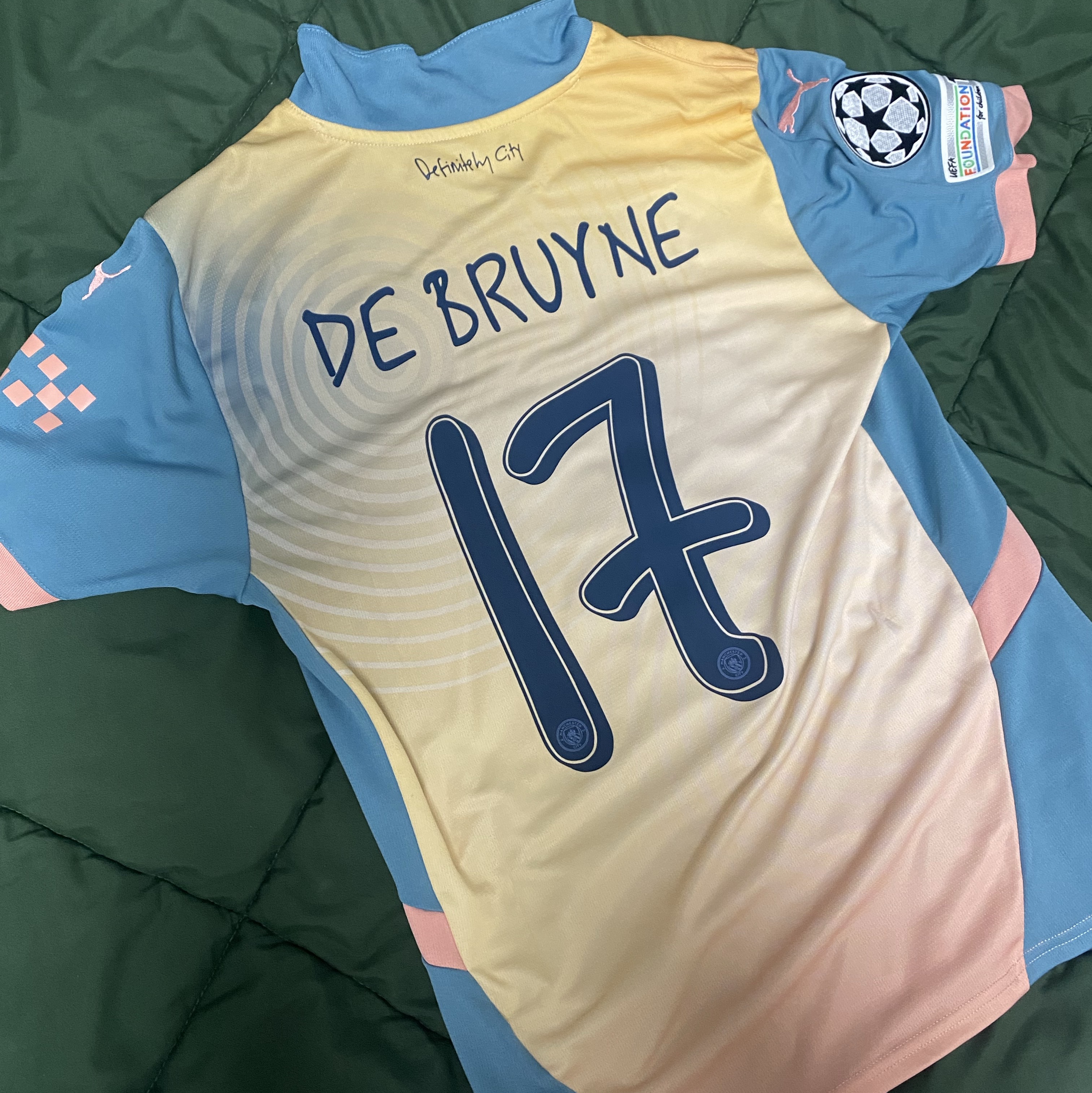 Puma Manchester City 2024/25 4th Jersey Rosebay Bold Blue (Non Marking Ver.) 착용 스타일 - 2
