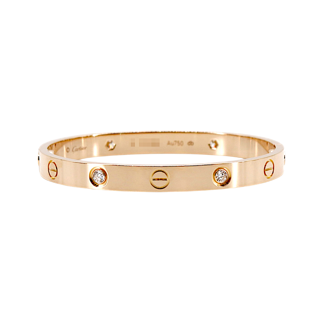까르띠에 러브팔찌 클래식 4P 다이아 핑크골드 16호 B6036016(Cartier Love Bracelet Classic 4P Diamond Pink Gold Size 16 B6036016)