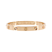 Cartier Love Bracelet Classic 4P Diamond Pink Gold Size 16 B6036016