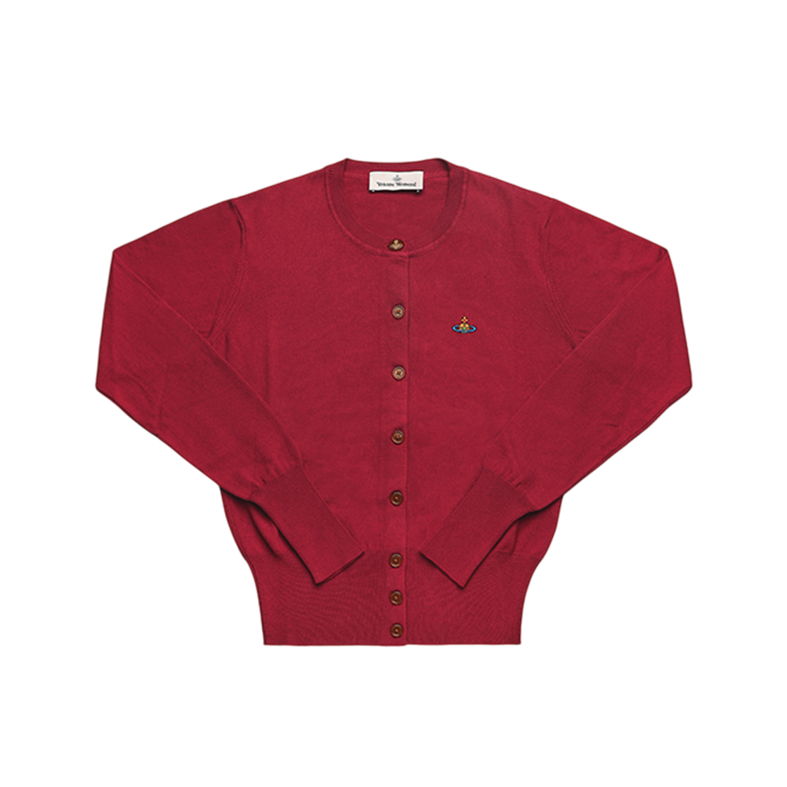 1803002P Y001V I409 [13% 쿠폰] (W) Vivienne Westwood Bea Crewneck Cardigan Wine