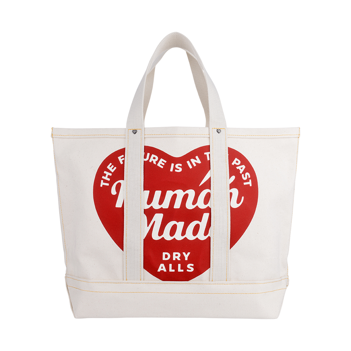 HM29GD004 WHT [13% 쿠폰] Human Made Canvas Tote Large White