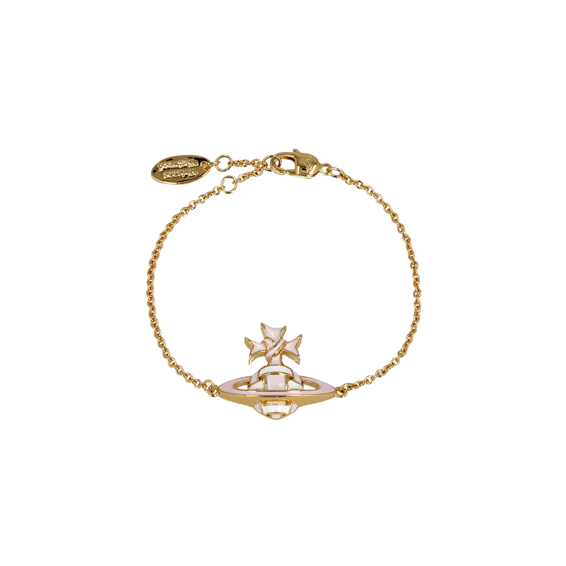 61020242 02R882 [13% 쿠폰] (W) Vivienne Westwood Ribbon Bas Relief Bracelet Gold