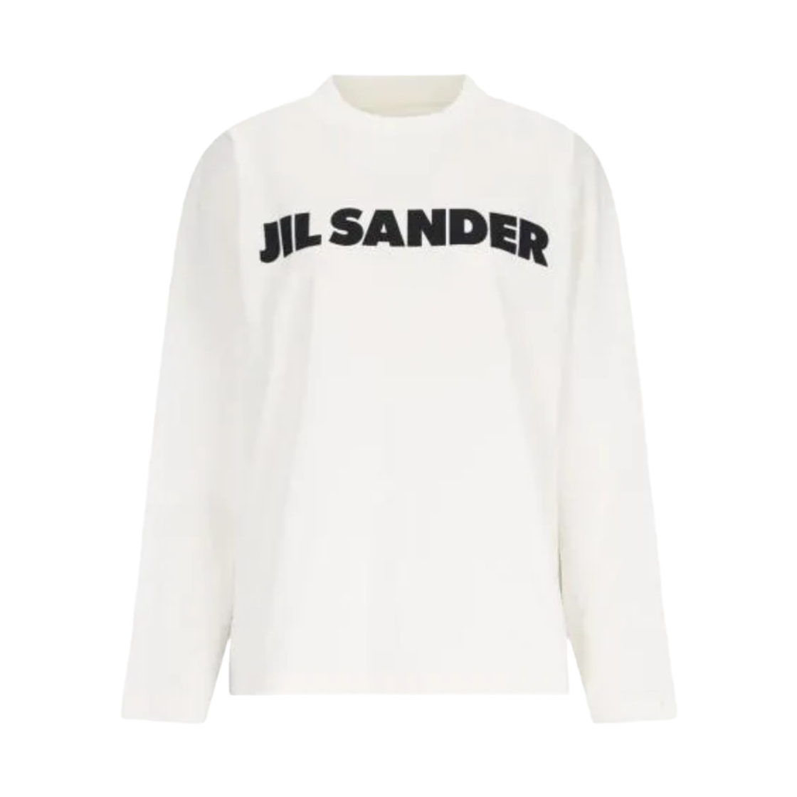 J03GC0136-J45148-102 (W) Jil Sander Stiff Lightweight Cotton Jersey Porcelain