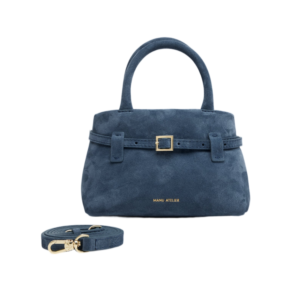 마누 아틀리에 르 깜봉 20 인데코 블루 스웨이드(Manu Atelier Le Cambon 20 Indeco Blue Suede)