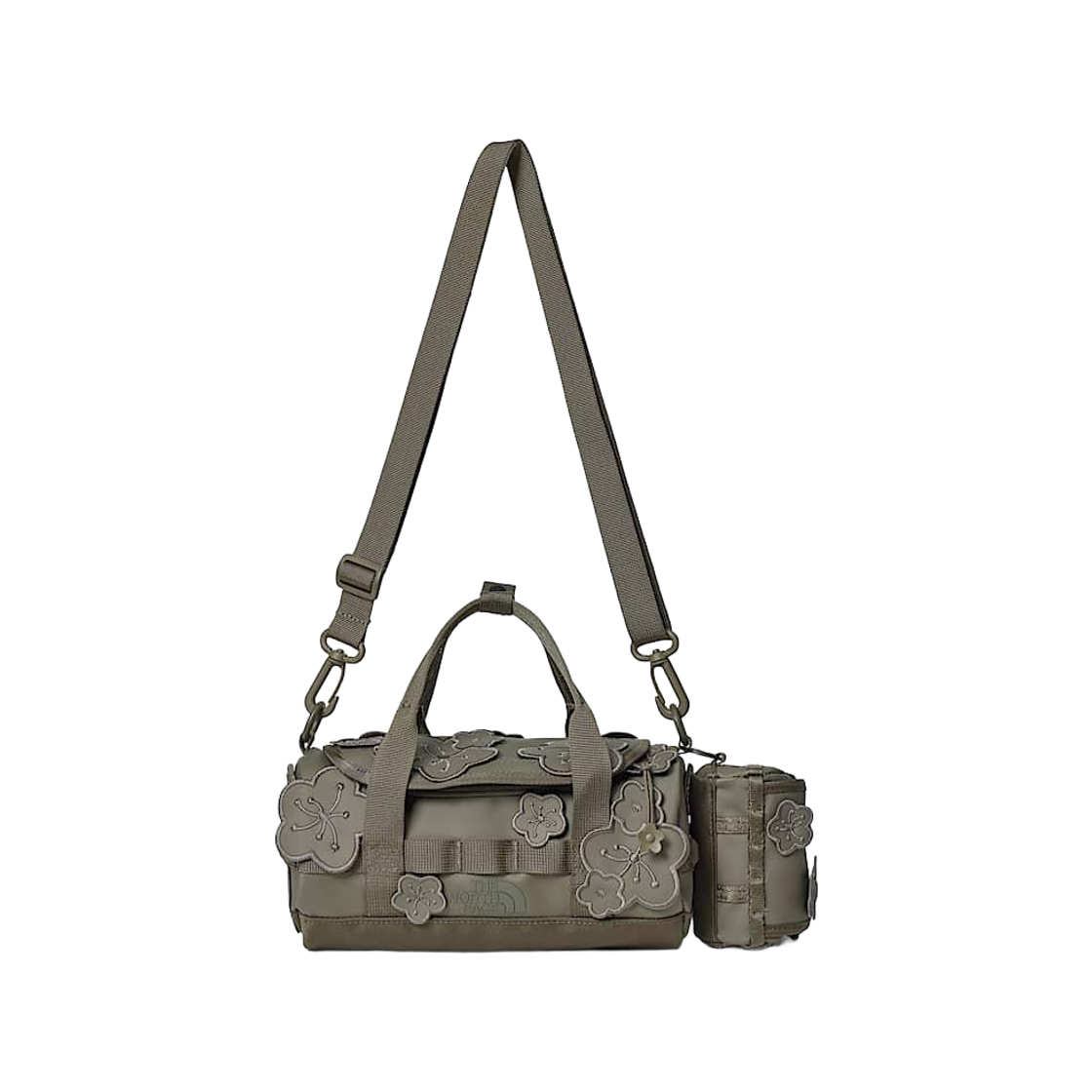 NF0A8CRE21L The North Face x Cecilie Bahnsen Base Camp Clutch Taupe Green