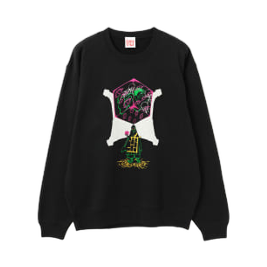 망가트 빔즈 x 주술회전 허 고죠 & 게토 스웨트셔츠 블랙(Mangart Beams x Jujutsu Kaisen HER Gojo & Geto Sweatshirt Black)