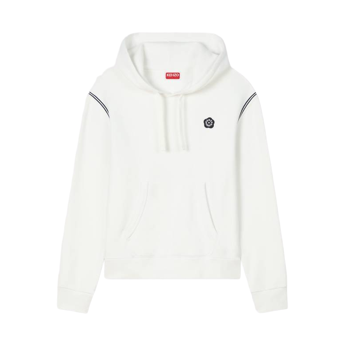 겐조 보케 플라워 2.0 자수 코튼 후드 오프 화이트(Kenzo Boke Flower 2.0 Embroidered Hoodie in Cotton Off White)