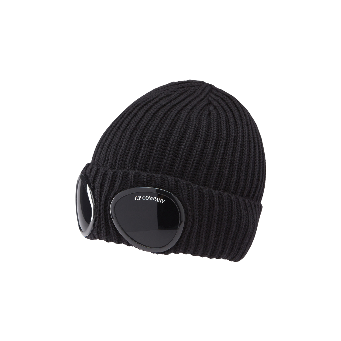 RFCMAC742A 005509A 999 [13% 쿠폰] C.P. Company Extra Fine Merino Wool Goggle Beanie Black - 25FW