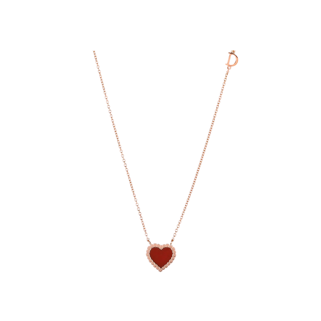 20108939 [13% 쿠폰] Damiani Belle Epoque Carnelian Necklace Pink Gold