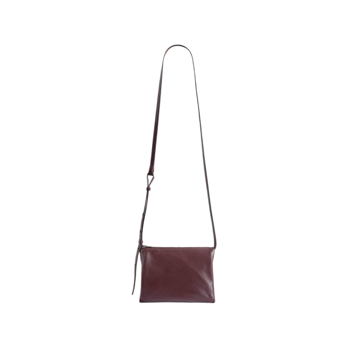 코스 트로브 레더 크로스바디백 보르도(COS Trove Leather Crossbody Bag Bordeaux) - 1