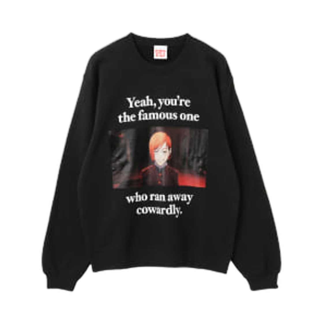 망가트 빔즈 x 주술회전 쿠기사키 스웨트셔츠 블랙(Mangart Beams x Jujutsu Kaisen Kugisaki Sweatshirt Black)