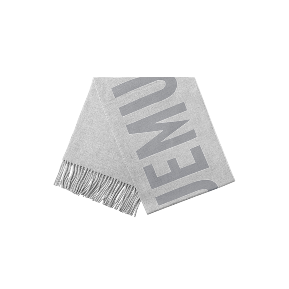 226AC435-5007 950 [13% 쿠폰] Jacquemus L'echarpe Jacquemus Fringe Logo Scarf Grey